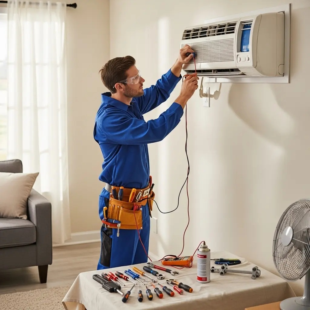 Menemen ECA ECA klima gaz dolumu ve bakım – Enerji verimliliği artırıldı. - Teknik servis örneği